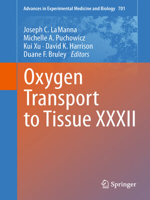 cover image of Oxygen Transport to Tissue XXXII